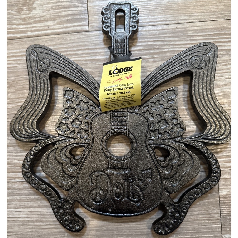 Lodge Seasoned Cast Iron Dolly Parton‎ Trivet